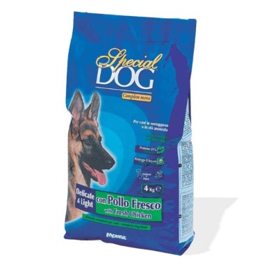 Monge Delicate Or Light With Chicken Dog Food 4 Kg